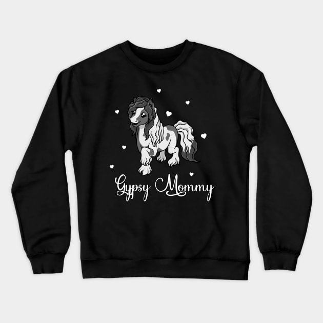 Horse Lover - Gypsy Mommy Crewneck Sweatshirt by Modern Medieval Design